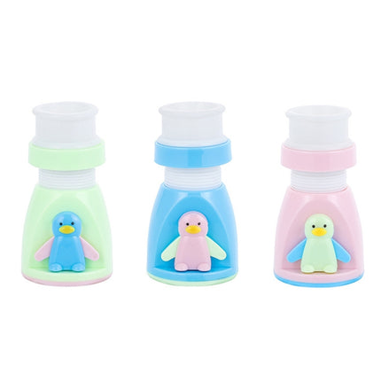 3 PCS Kitchen Penguin Cartoon Faucet Splash-Proof Shower Sprinkler Household Tap Water Extender Universal Water-Saving Filter(Pink)-garmade.com