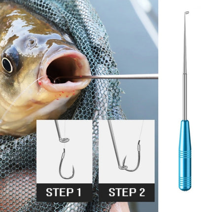 5 PCS Blind Stabbing Device Multifunctional Stainless Steel Fish Mouth Deep Throat Detacher(Metal Gray)-garmade.com