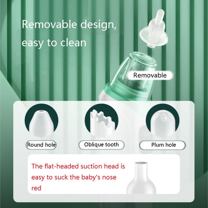 NW-A11 Electric Baby Nasal Aspirator USB Electric Nose Cleaner(White)-garmade.com
