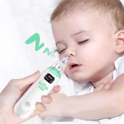 NW-A11 Electric Baby Nasal Aspirator USB Electric Nose Cleaner(White)-garmade.com