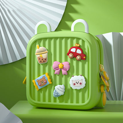 K32 Children Cute Travel Messenger Bag Stylish Lightweight Backpack(Green)-garmade.com