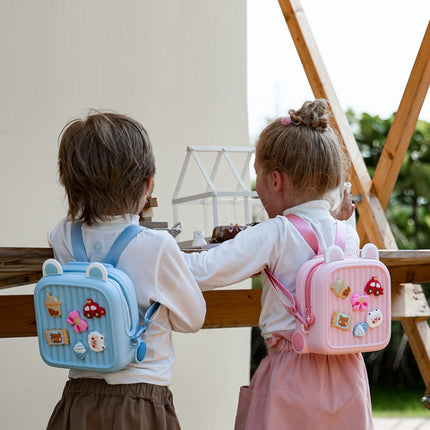 K32 Children Cute Travel Messenger Bag Stylish Lightweight Backpack(Pink)-garmade.com