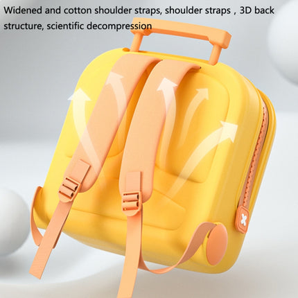 K33 Children Cute Travel Messenger Bag Stylish Lightweight Backpack(Cool Yellow)-garmade.com
