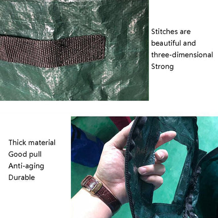 Sealing Probiotics Fermentation Garden Horticulture Tree Leaf Bag Compost Bag, Size: Medium Lid With Window(Dark Black)-garmade.com