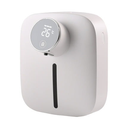 X101 Intelligent Automatic Sensor Soap Dispenser USB Rechargeable Wall-Mounted Foam Hand Washing Machine(White)-garmade.com