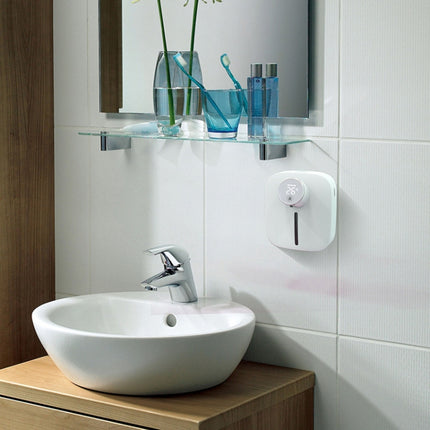 X101 Intelligent Automatic Sensor Soap Dispenser USB Rechargeable Wall-Mounted Foam Hand Washing Machine(Blue)-garmade.com