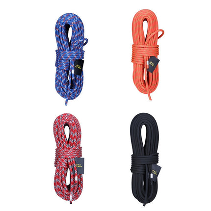 XINDA XD-S9801 Static Rope Outdoor Climbing Rope Speed Down High-Altitude Homework Safety Rope, Length: 2m, Diameter: 9mm (Red Gray)-garmade.com