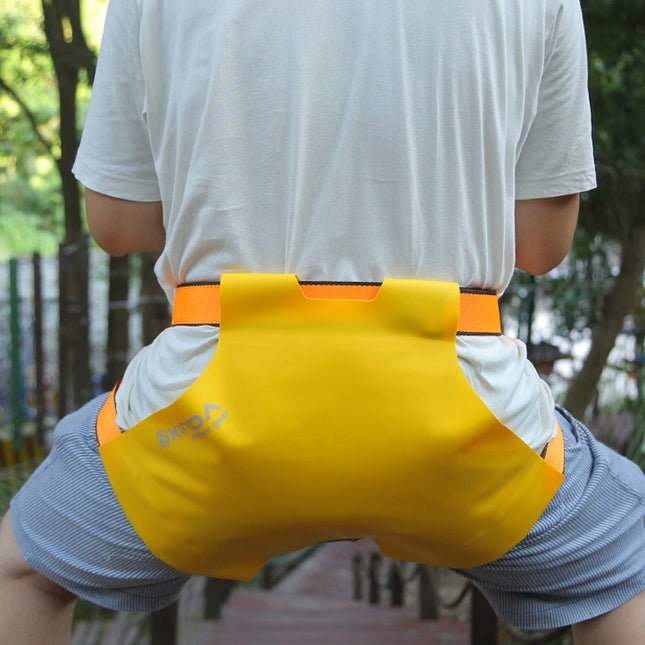 XINDA XD-A9554 Rappelling Belt Climbing Rope Sit Hip Pad PVC Seat Belt Pad(Yellow)-garmade.com