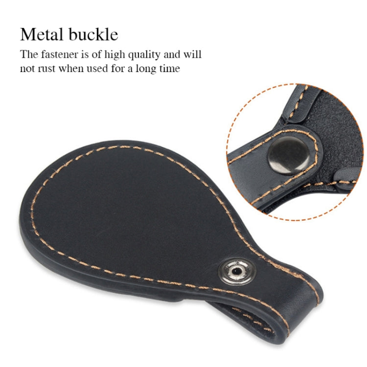 Hunting Tool Leather Toe Protection Placement Mat(Black)