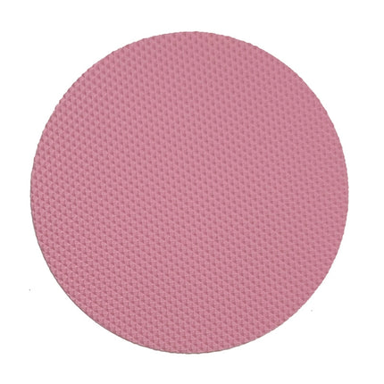 12 PCS / Pack 10cm Bathroom Steps Round PEVA Non-Slip Stickers(Pink)-garmade.com