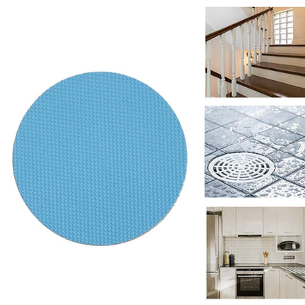 20 PCS / Pack 10cm Bathroom Steps Round PEVA Non-Slip Stickers(Blue)-garmade.com