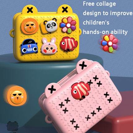 DIY Cute Cartoon Waterproof Kids Messenger Bag(Pink)-garmade.com