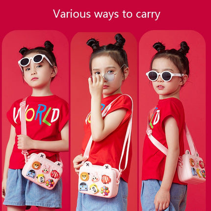 DIY Cute Cartoon Waterproof Kids Messenger Bag(Yellow)-garmade.com