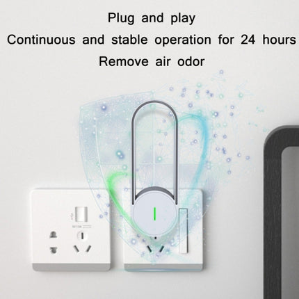 USB Plug-In Negative Ion Air Purifier Odor Deodorizer(Green)-garmade.com