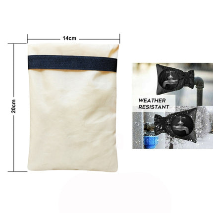 3 PCS Outdoor Winter Faucet Waterproof Oxford Cloth Antifreeze Cover, Size: 14x20cm(Off White)-garmade.com