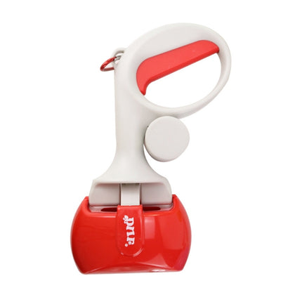 Portable Pet Toilet Picker With Garbage Bag(Red)-garmade.com
