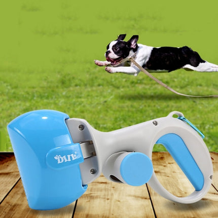 Portable Pet Toilet Picker With Garbage Bag(Blue)-garmade.com