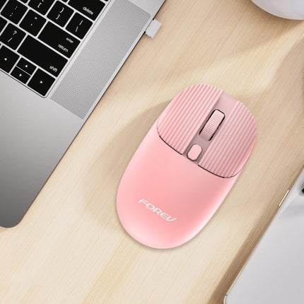 FOREV FV-198 4 Keys 1600 DPI Bluetooth 5.0 Mouse(Pink)-garmade.com