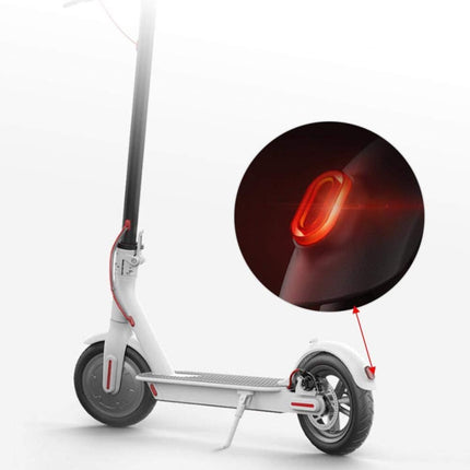 For Xiaomi Mijia M365 Scooter Rear Fending Plate Tail Light Brake Light With Cable & Chip(Black)-garmade.com