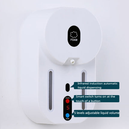 KLC-600 Automatic Induction Soap Dispenser Foam Hand Washing Device, Style: Charging Bubble Version-garmade.com