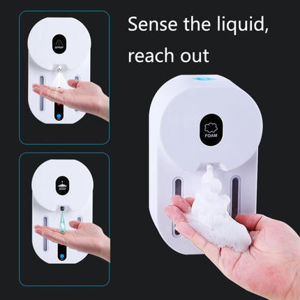KLC-600 Automatic Induction Soap Dispenser Foam Hand Washing Device, Style: Charging Liquid Version-garmade.com