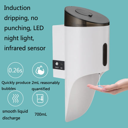 Greatmay GM-TS2008 Automatic Sensor Soap Dispenser Wall-Mounted Hand Washing Machine(White)-garmade.com