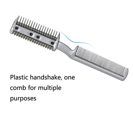 92502 2 PCS Pet Cleaning Dead Hair Hair Removal Knife Soft Hair Removal Comb-garmade.com