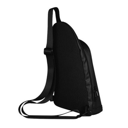 Outdoor LED Display Crossbody Bag Personality USB Bluetooth Small Bag, Size: 7 inch(Black)-garmade.com