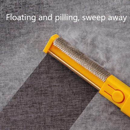 Portable Clothes Removing Brush And Electrostatic Scraper(Yellow)-garmade.com