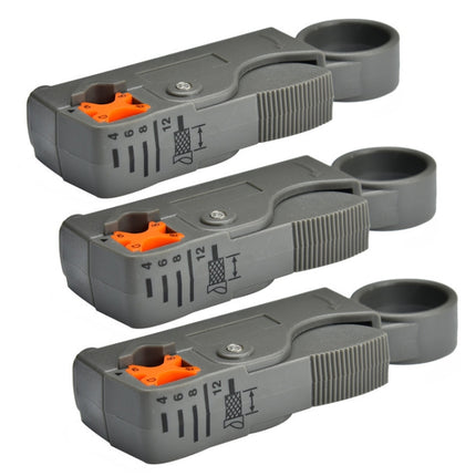 3 PCS Coaxial Cable Stripper Stripping Pliers Cable Stripping Tool(1024)-garmade.com