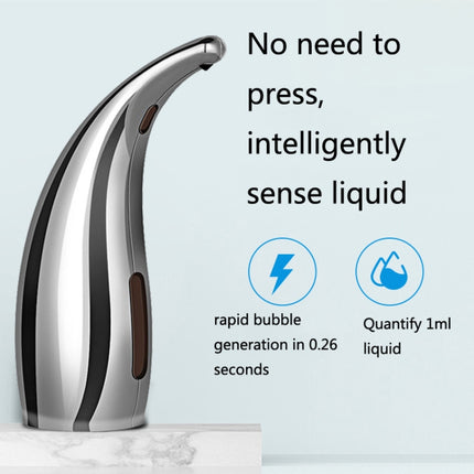 GM-S1805A Automatic Induction Foam Soap Dispenser(Silver)-garmade.com