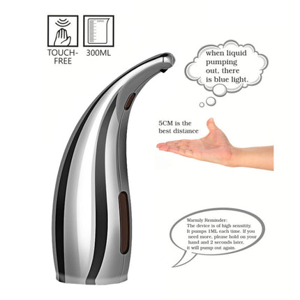 GM-S1805A Automatic Induction Foam Soap Dispenser(Silver)-garmade.com