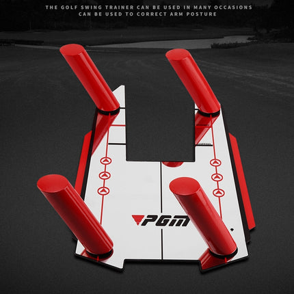 PGM JZQ015 Golf Training Device Push Swing Practice Mirror Correct Posture Device(Correct Swing Plate)-garmade.com