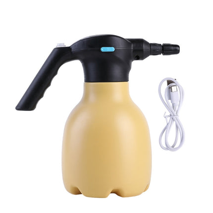 1.5L Garden Electric Watering Can Handheld Household Flower Watering Device, Specification: Yellow-garmade.com