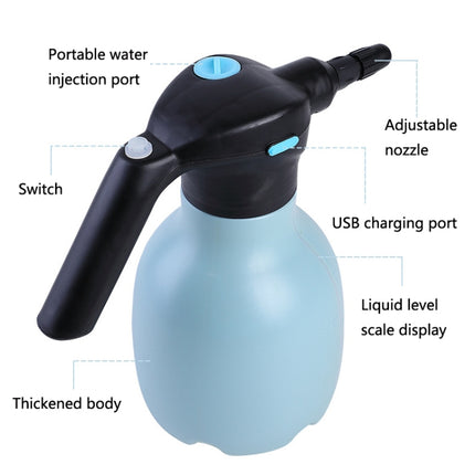 1.5L Garden Electric Watering Can Handheld Household Flower Watering Device, Specification: Blue-garmade.com