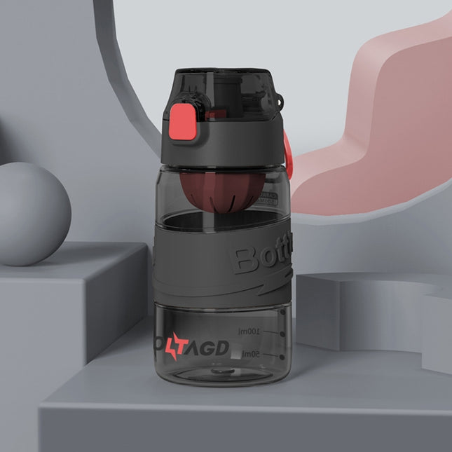 8012 Outdoor Large Capacity Sports Cup Anti-impact Fitness Kettle, Capacity: 500ml (Black Gray)-garmade.com