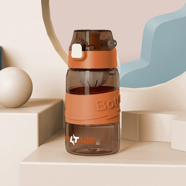 8012 Outdoor Large Capacity Sports Cup Anti-impact Fitness Kettle, Capacity: 500ml (Storm Orange)-garmade.com