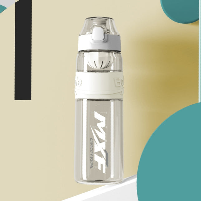 8012 Outdoor Large Capacity Sports Cup Anti-impact Fitness Kettle, Capacity: 920ml (Pearl White)-garmade.com