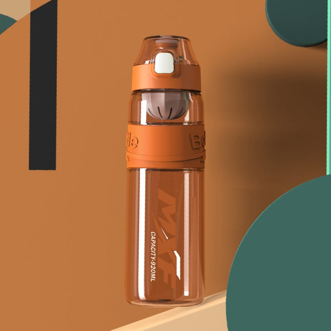 8012 Outdoor Large Capacity Sports Cup Anti-impact Fitness Kettle, Capacity: 920ml (Storm Orange)-garmade.com