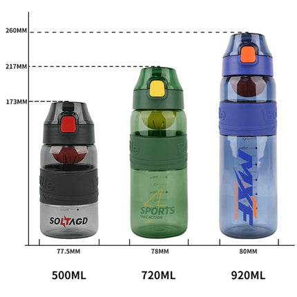 8012 Outdoor Large Capacity Sports Cup Anti-impact Fitness Kettle, Capacity: 920ml (Storm Orange)-garmade.com