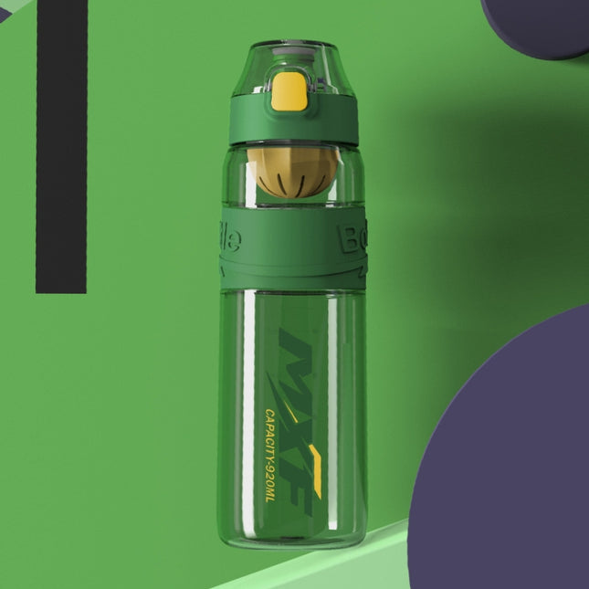 8012 Outdoor Large Capacity Sports Cup Anti-impact Fitness Kettle, Capacity: 920ml (Storm Green)-garmade.com