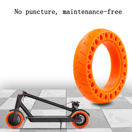 9.5 inch Electric Scooter Shock-Absorbing Honeycomb Solid Tires For Xiaomi Mijia M365(Orange)-garmade.com