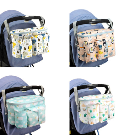 Multifunctional Baby Stroller Storage Bag, Colour: White Dinosaur-garmade.com
