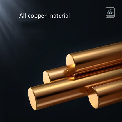 8x30cm Large Displacement Deodorant Straight Rectangular All Copper Floor Drain(Black)-garmade.com