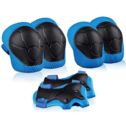 DD-610 6 In 1 Children Riding Sports Protective Gear Set(Blue)-garmade.com