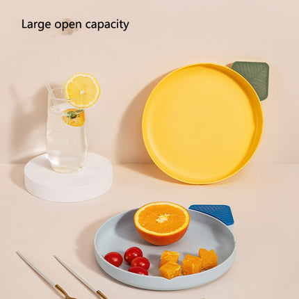 3 PCS Household Fruit Tray Snack Storage Box(Yellow)-garmade.com