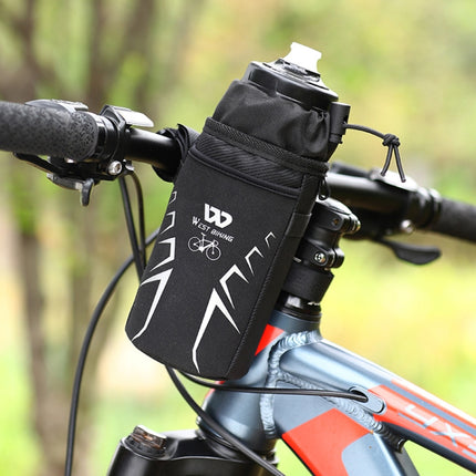 WEST BIKING Bicycle Insulated Water Bottle Bag(Black)-garmade.com