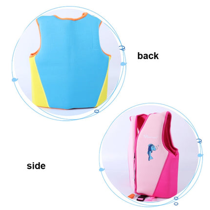 Manner QP2003 Children Life Jacket Foam Buoyancy Suit For Swimming, Size: L(Pink)-garmade.com
