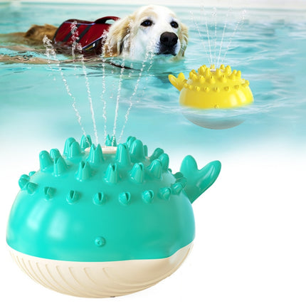 Electric Water Floating Swimming Pet Bath Spray Toys(Lake Blue)-garmade.com