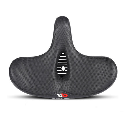 WEST BIKING Bicycle Big Butt Shock Absorption Soft Saddle(Hollow With Windshield)-garmade.com